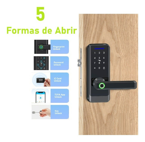 Fechadura Wi-fi Inteligente App Tuya Ads F10 Mini