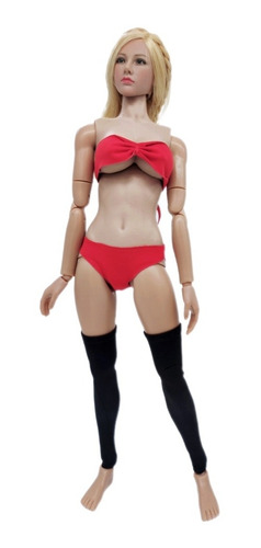 Cuerpo Verycool Escala 1/6 Con Cabeza Rubia Y Bikini 