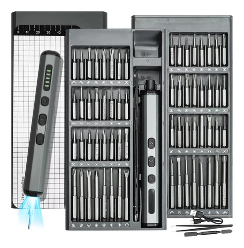Juego De Desarmador Precisión Eléctrico Inalámbrico 69 Pcs