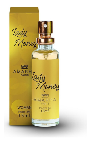 Perfume Lady Money -amakha Paris 15ml -excelente P/bolso