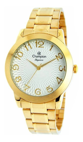 Relogio Feminino Dourado Champion Cn26733h 