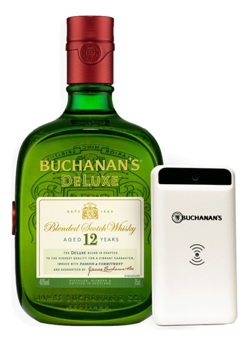 Whisky Buchanan's 12 Años 750 Ml + Powerband Buchanan's