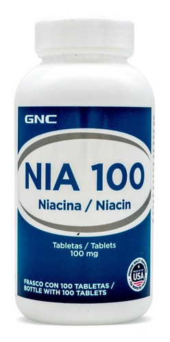 Gnc Niacina 100 Mg Sabor Ninguno
