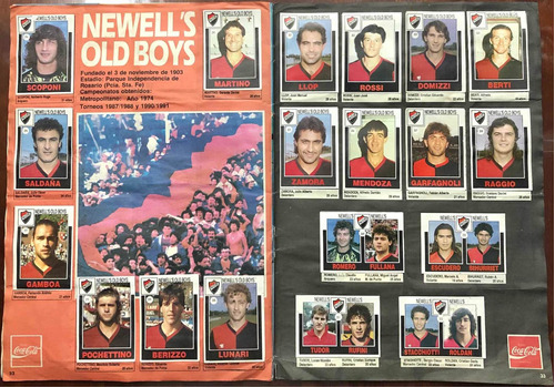 Figuritas Newells Old Boys De Rosario Álbum Fútbol 1992 Leer
