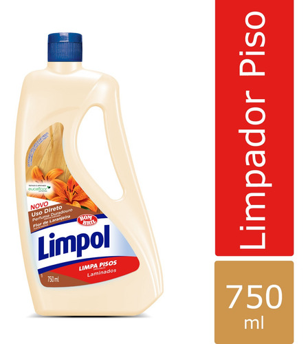 Imagem 1 de 1 de Limpador C/bril Limpol Laminados 750ml