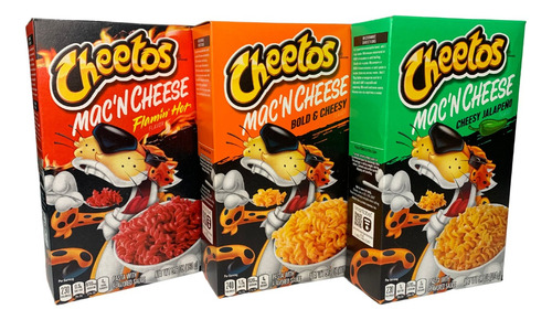 Cheetos Mac And Cheese Macarrones 3 Pack Flamin' Hot