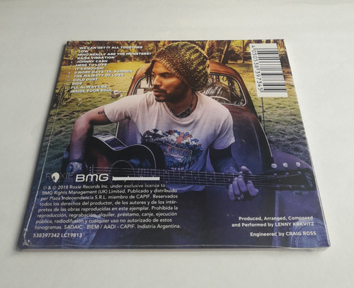 Cd Lenny Kravitz Raise Vibration Ind. Arg. 2018