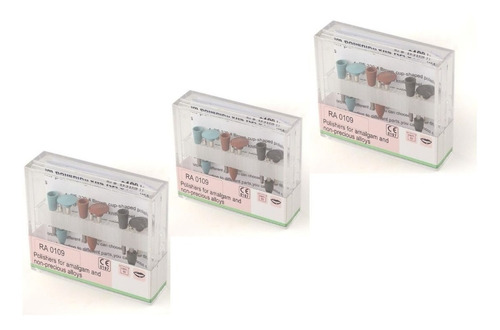 5 Cajas Kit Puntas Fresas Para Pulir Amalgamas Opll