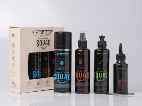 Kit Limpieza Gw Squad - Kit Cuida Tu Bici # 2 De 4 Productos