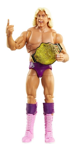 Imagen 6 de 10 de Figura Ric Flair Wwe Mattel Ultimate Edition Elite Lucha Lib