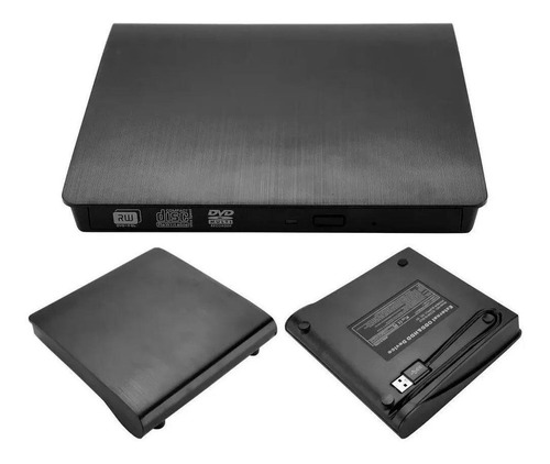 Reproductor de CD-ROM externo portátil USB 3.0 y grabador de DVD