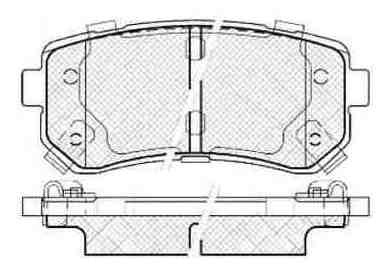 Pastilla Freno  Para  -sportage Iii 2.0 16v - Crdi 4wd 10/