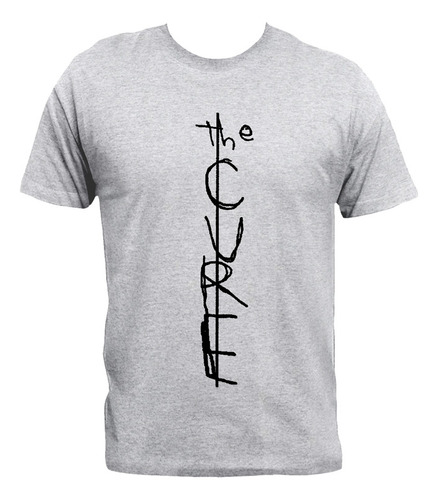 Remera The Cure Rock Logo 3 Algodón Premium