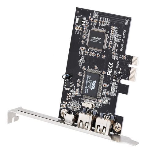 Imagem 2 de 6 de Pci-e 3 Portas 1394a Placa De Expansão Firewire 1394b Placa