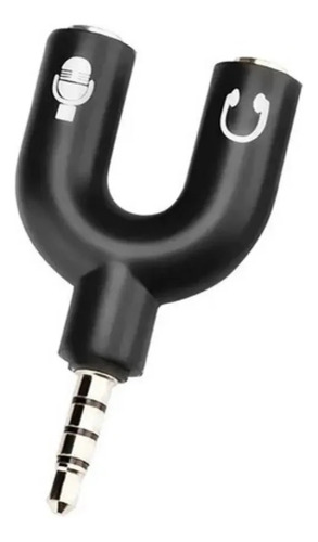 Mini Adaptador Divisor De Audio Con Calidad De Micrófono Y A