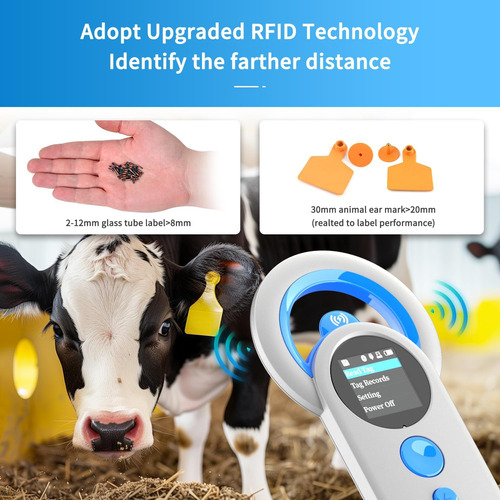Netumscan Lector De Escáner De Microchip Para Mascotas Rfid