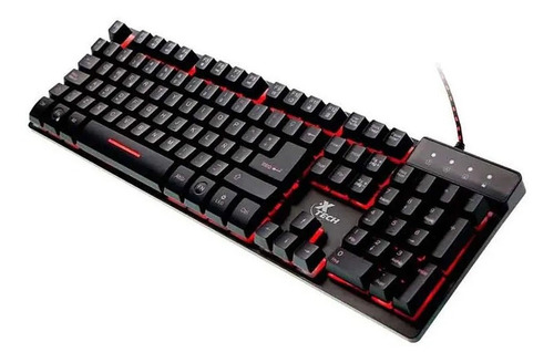 Imagen 3 de 3 de Teclado Gamer Xtech Revenger Xtk-520s Rgb Usb Español