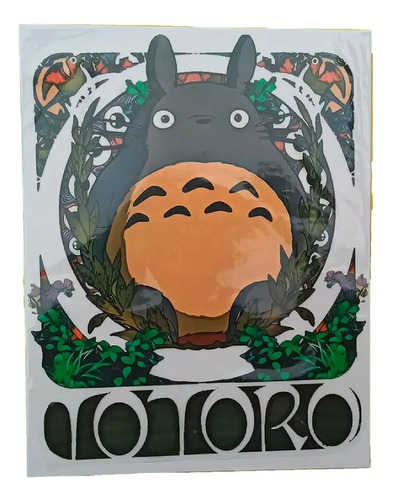 Parche Ropa Totoro Textil  Sticker Pega Con Plancha 