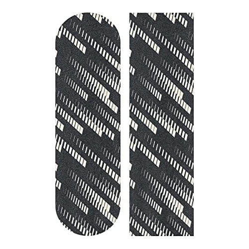 Cooldeer Skateboard Grip Tape, Black Stripes 44  X 10  Non S