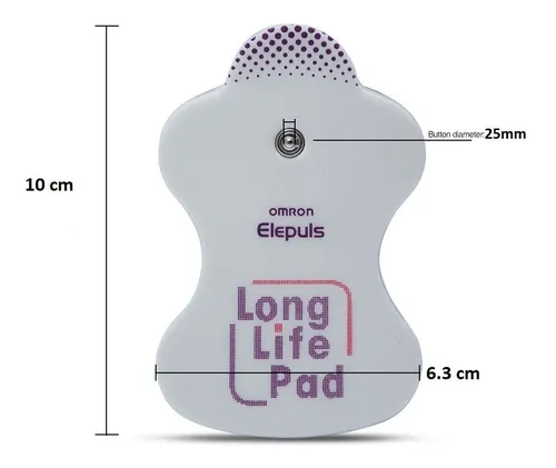 Long Life Pads 4 Electrodos De Repuesto Para Equipos Omron Color Blanco