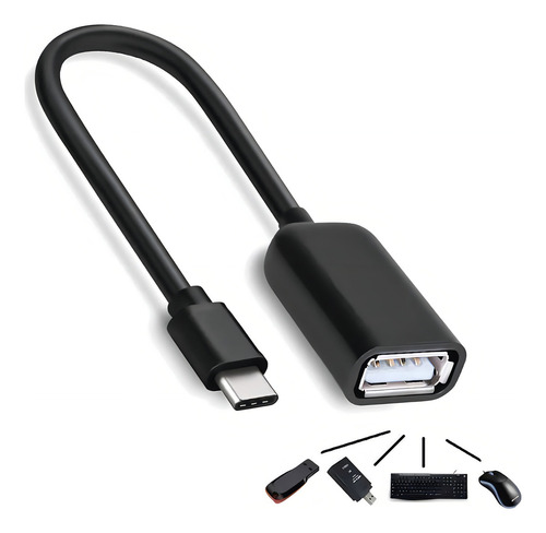 Adaptador USB para tipo C Otg/USB para tipo C Cabo OTG-C flexível de cor aleatória