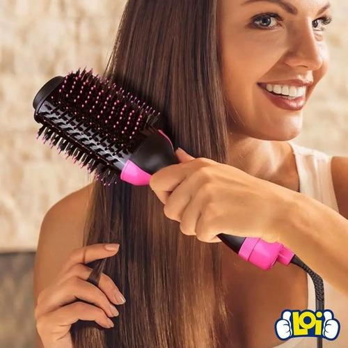 Cepillo Secador De Pelo 1000w Revestimiento De Cerámica Loi | Cuotas sin  interés