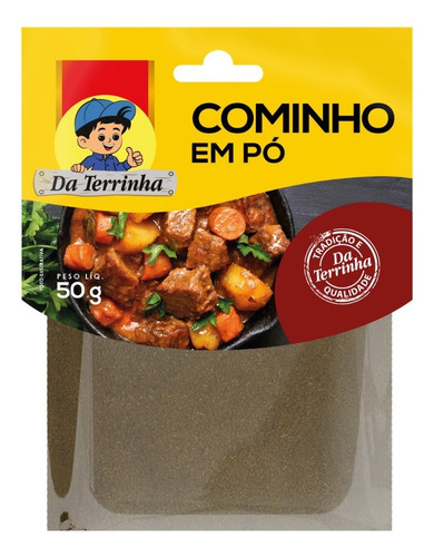Cominho Em Pó Da Terrinha 50g