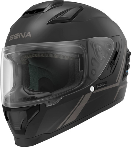 Sena Stryker - Casco De Calle Bluetooth - Negro Mate/l