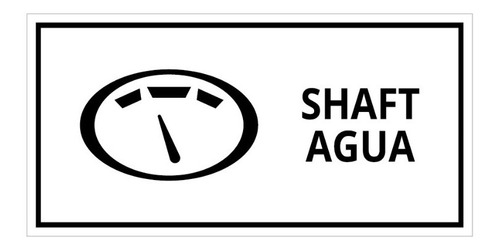 Identificador Shaft De Agua, - Letreros Para Oficinas