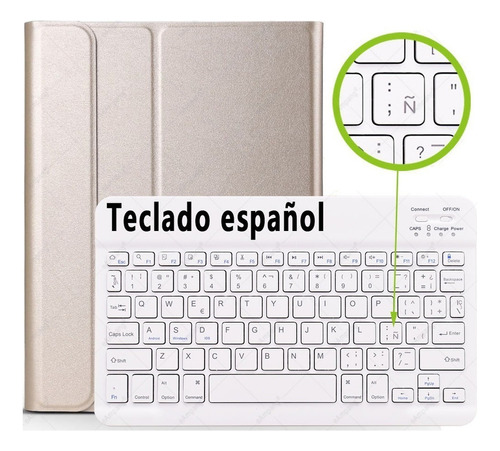 Funda Con Teclado For Galaxy Tab A 8.0 (2019) T290 T295