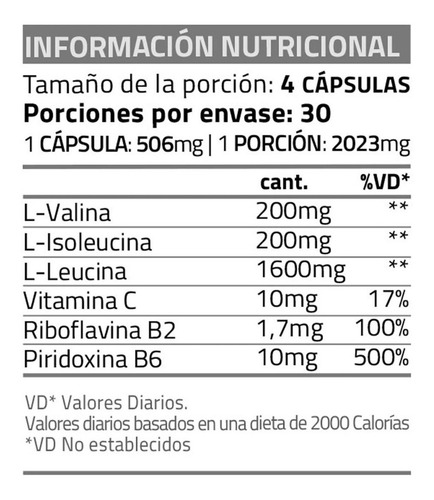 BCAA 2000 Star Nutrtion 120 Capsulas