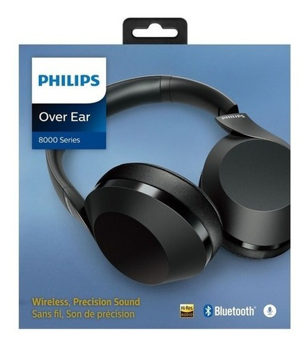 Auriculares Bluetooth Philips Taph802bk/00 High Resolution