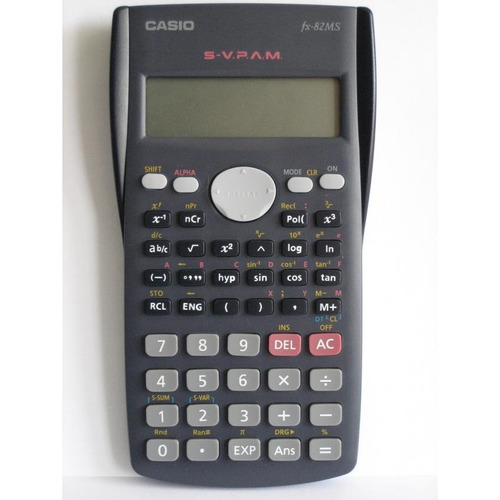 Calculadora Casio Fx-82ms. Perfecto Estado Con Tapa Original