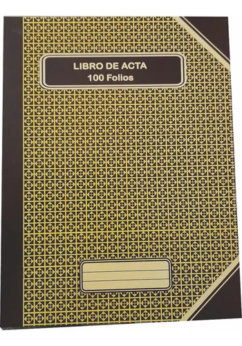 Libro De Acta 100 Folios