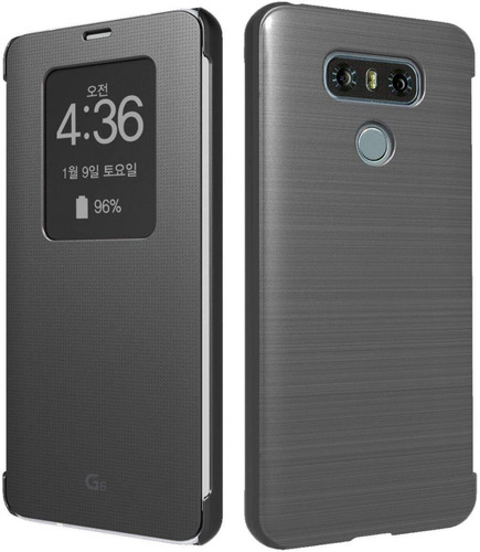 Voia Premium Quick Cover Case Para LG G6 Y Plus Funda Flip