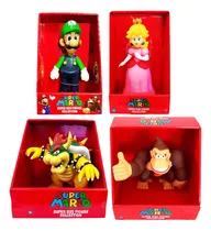 Comprar Combo Muñecos De Super Mario X4 Luigi Bowser Peaches Grandes