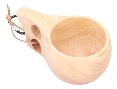 Taza De Madera, Portátil, Ligera, Con Asa Para Beber