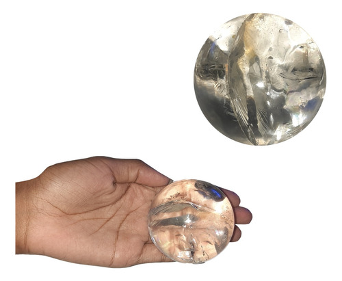 Esfera Quartzo Pedra Natural Energia De Equilíbrio 6cm 276g 