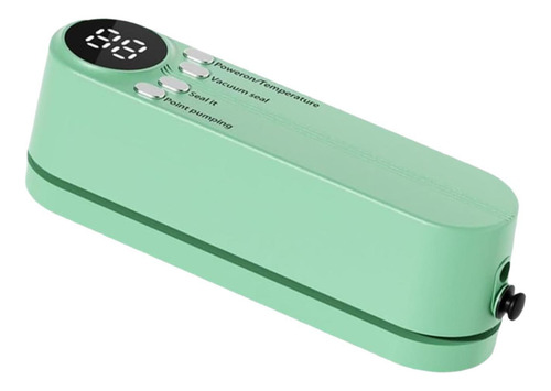 Mini Sellador De Vacío Inalámbrico Compacto 60 Kpa Verde