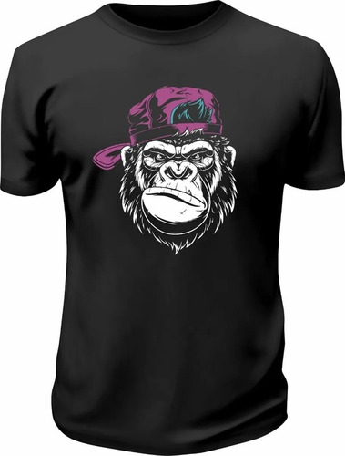 Imagen 1 de 4 de Remera Camiseta King Kong - Gorila Urbano - Rap