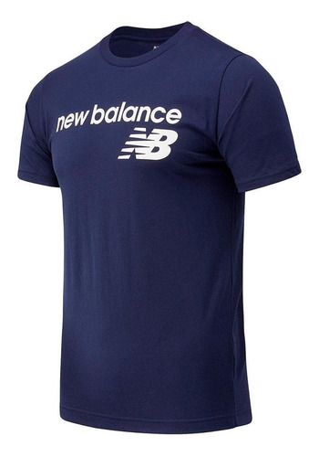 Camiseta New Balance Classic Core Para Hombre-azul