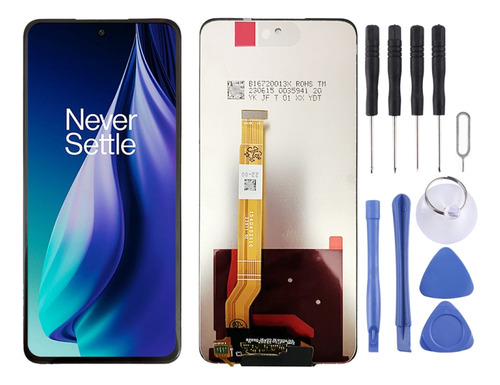 Pm Tela Sensível Ao Toque Lcd Ips Preta Para Oneplus Nord