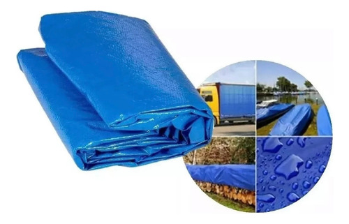 Carpa Multiuso 8x12 Impermeable Con Objetillos Waterproof