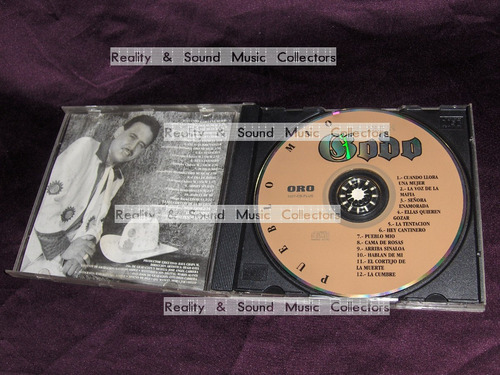 El Compa Godo Pueblo Mio Cd Con Detalle En Portada Y Contra (Usado)