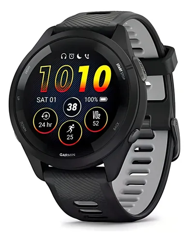 Relógio Smartwatch Garmin Forerunner 265 Amoled Preto/cinza Caixa