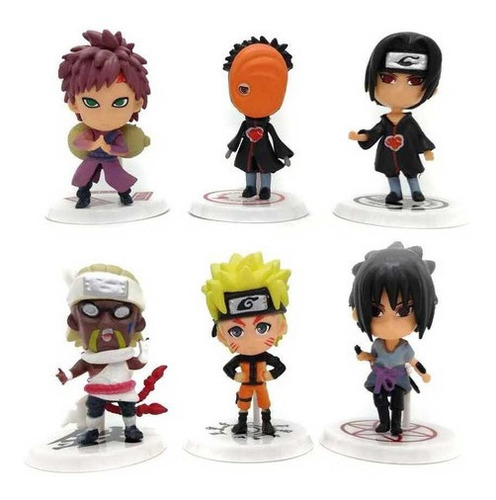 Naruto Gaara Colección X 6 Figuras En Bolsa