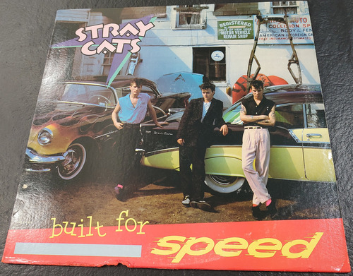 Stray Cats - Built For Speed Lp Usa 1ra Edic Brian Setzer U2