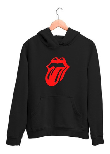 Sudadera Premium Lengua Rolling Stones + Personalización