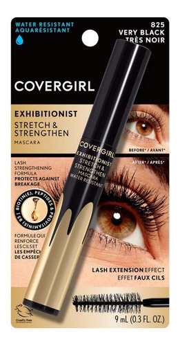 Covergirl Exhibitionist Stretch & Strengthen Mascara 9ml Color 825 Very Black