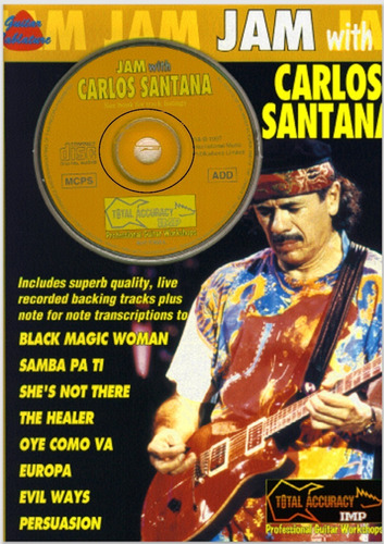 Jam With Carlos Santana * 8 Partituras Y Tablaturas Análisis